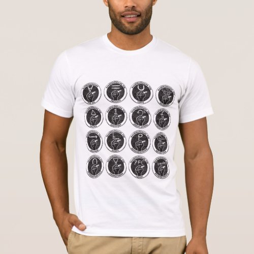 Mathematicians for All etc T_shirt