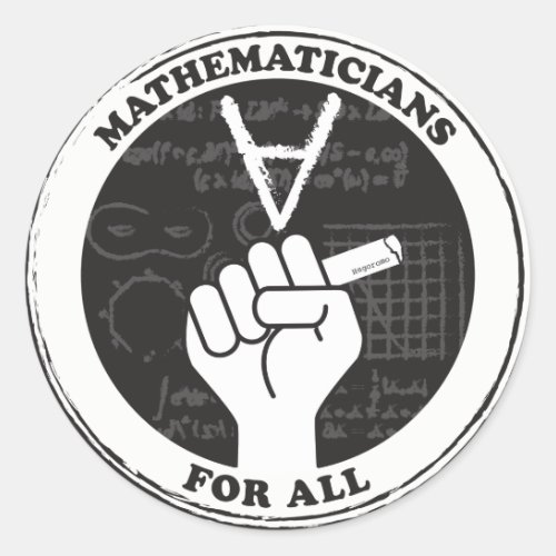 Mathematicians for All stickers