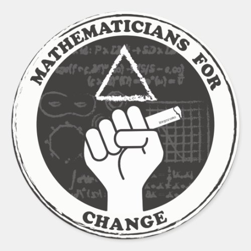 Mathematicians for Change stickers