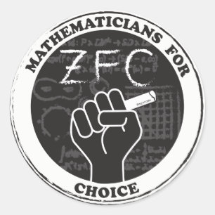 Mathematicians for Choice Stickers