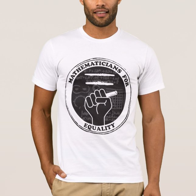Mathematicians for Equality T-Shirt (Front)