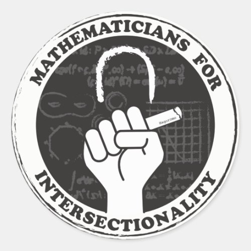 Mathematicians for Intersectionality stickers