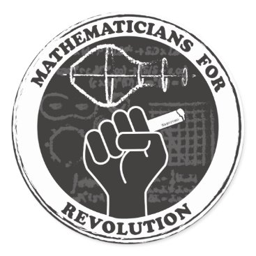 Mathematicians for Revolution Stickers