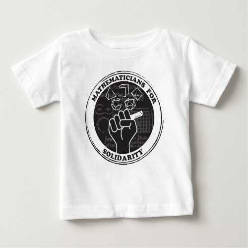 Mathematicians for Solidarity T_shirt _ Baby