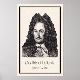 Mathematicians - Leibniz Poster
