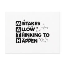 Mathematicians | Students Maths Mathematics Gift Postcard Mathematicians | Students Maths Mathematics Gift Postcard