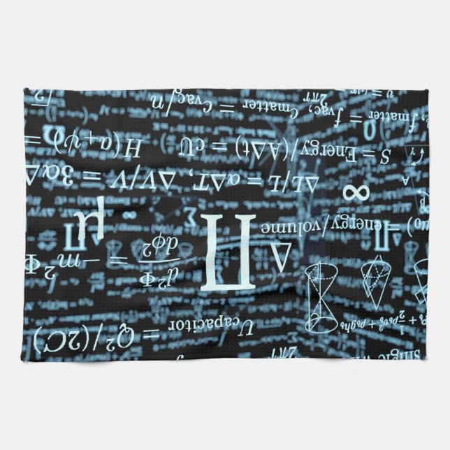 Mathematics Algebra Design Kitchen Towel (Horizontal)
