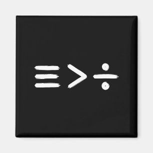 Mathematics Equality > Division Math Symbol Sta Magnet