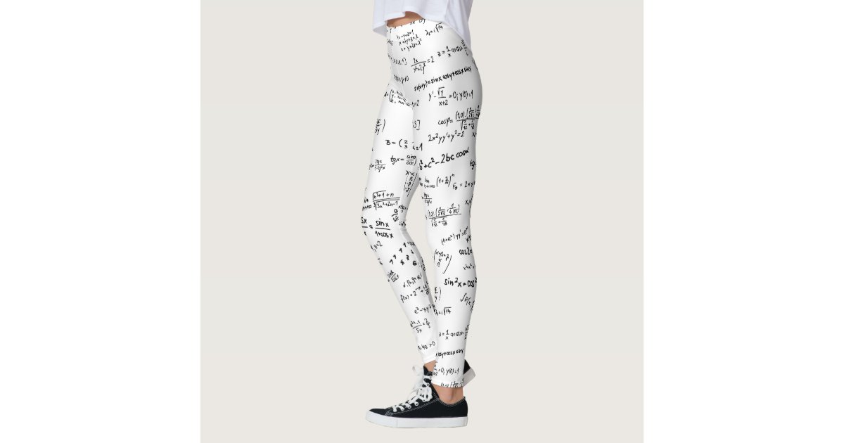 Power Workout Leggings - Blue Abstract Markings Print