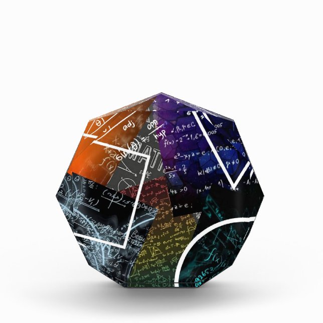 Mathematics Formula Acrylic Award (Front)