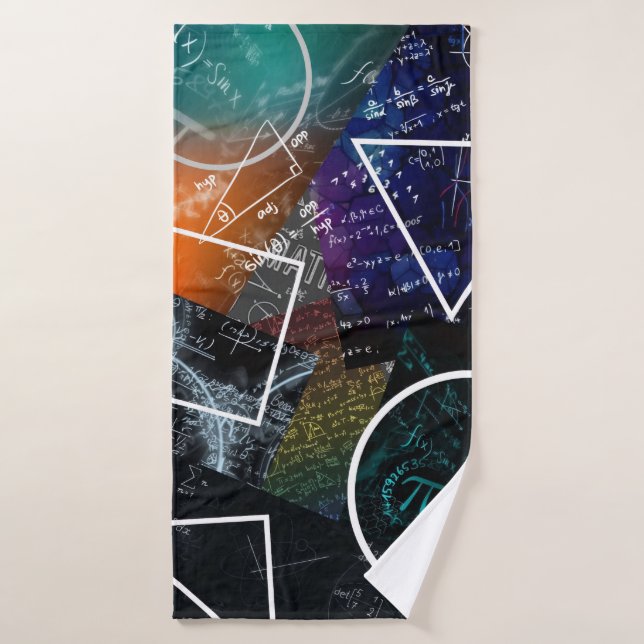 Mathematics Formula Bathroom Towel Set (Bath Towel)