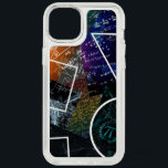 Mathematics Formula iPhone Case<br><div class="desc">Protect your iPhone in style with this eye-catching case, featuring a dynamic collage of mathematical formulas, colorful equations, and geometric shapes. Perfect for students, teachers, and STEM enthusiasts, this slim and durable case adds both personality and academic flair to your device.</div>