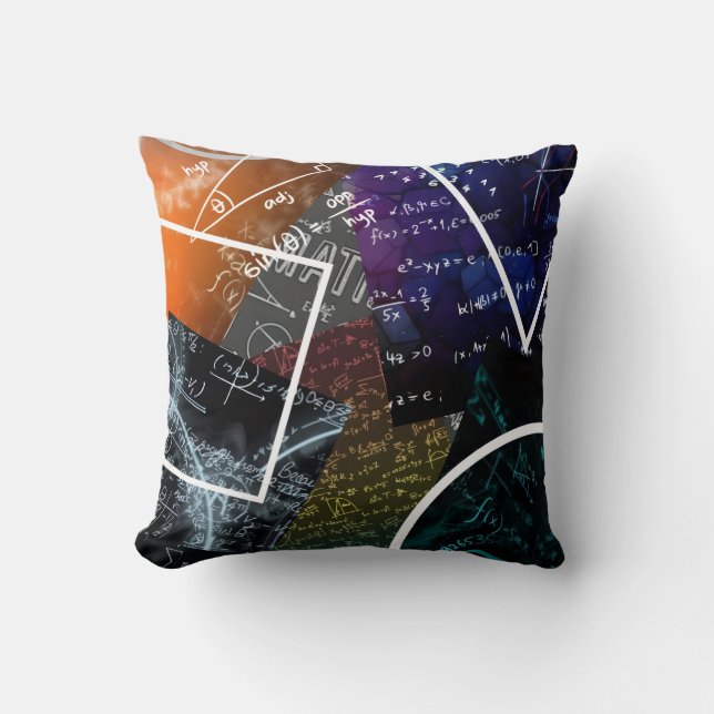 Mathematics Formula Throw Pillow (Front)