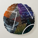 Mathematics Formula Throw Pillow<br><div class="desc">Bring learning and creativity to any space with this stylish throw pillow, featuring a vibrant design of mathematical formulas and colorful geometric diagrams. Perfect for classrooms, study corners, or thoughtful gifts, this pillow adds a modern academic accent while offering comfort and personality.</div>