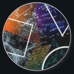 Mathematics Formula Wireless Charger<br><div class="desc">Charge devices in style with this round wireless charger, featuring an engaging pattern of mathematical formulas, geometric shapes, and colorful equations. Perfect for students, teachers, and STEM lovers, this accessory brings energy and intellect to any desktop or workspace.</div>