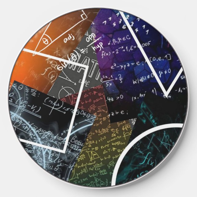 Mathematics Formula Wireless Charger (Front)