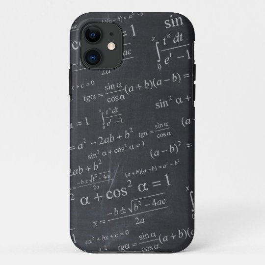 Mathematics Formulas On Chalkboard Funny Unique Case Mate Iphone Case Zazzle Com