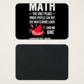 Mathematics humor (Front & Back)
