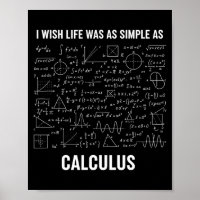 Mathematics - I Wish Life Was As Simple As Calculu