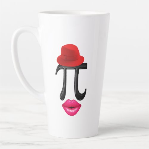 Mathematics kiss Symbol 14 Happy march Numbers Pi Latte Mug