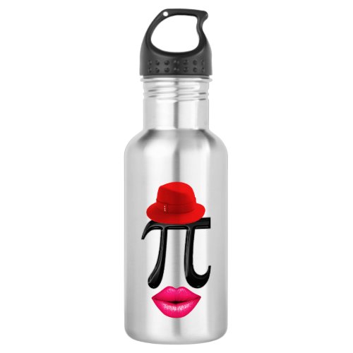 Mathematics kiss Symbol 14 Happy march Numbers Pi Stainless Steel Water Bottle