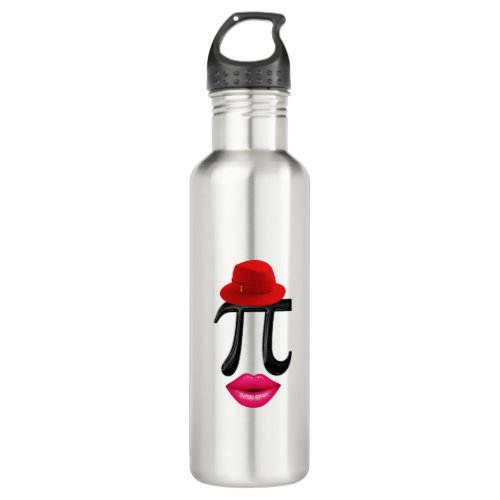 Mathematics kiss Symbol 14 Happy march Numbers Pi Stainless Steel Water Bottle