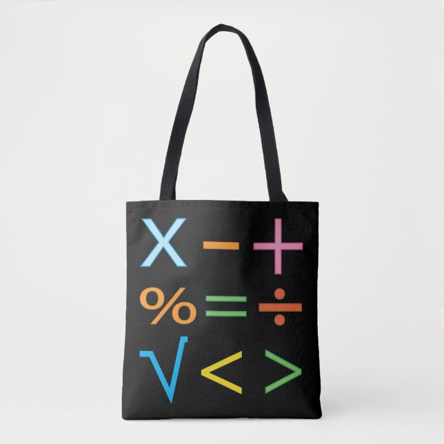 Mathematics Math Symbol Math  Tote Bag (Front)
