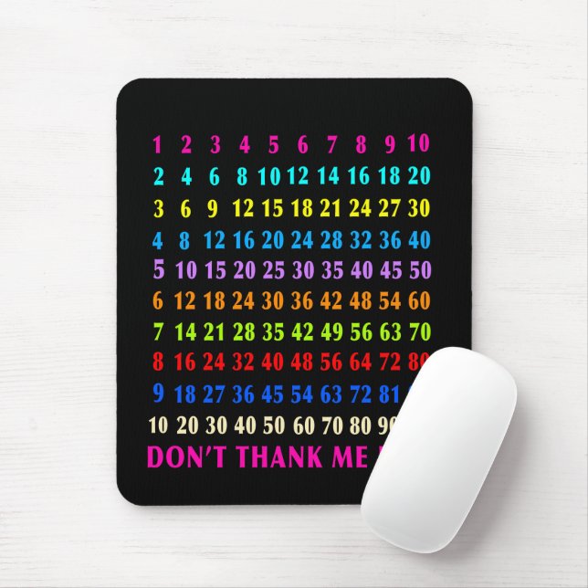 Mathematics  mouse pad (With Mouse)