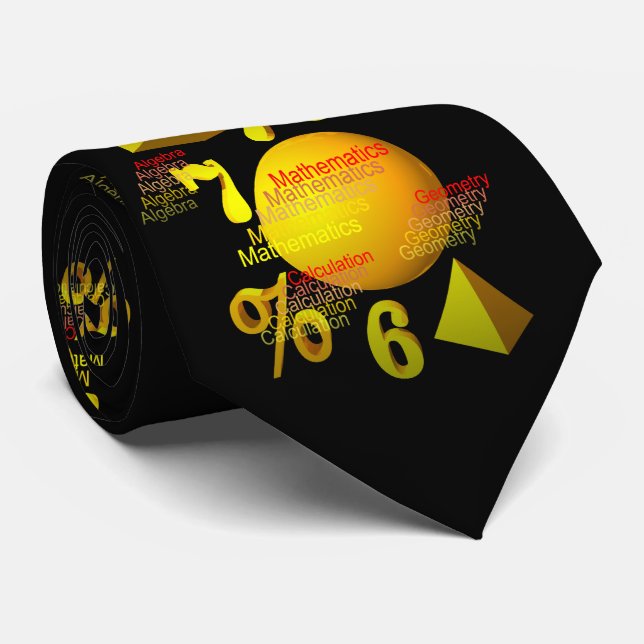 Mathematics Neck Tie (Rolled)