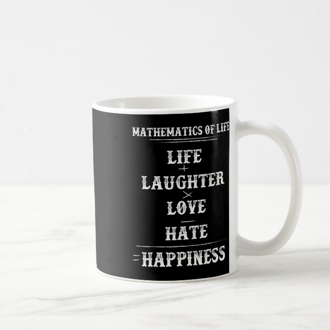 Mathematics Of Life Complex Equation Formula Math  Coffee Mug (Right)