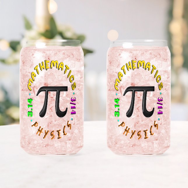 Mathematics Pi Physics Sports Can Glass (Insitu (Wedding))