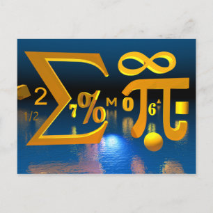 Mathematics postcard