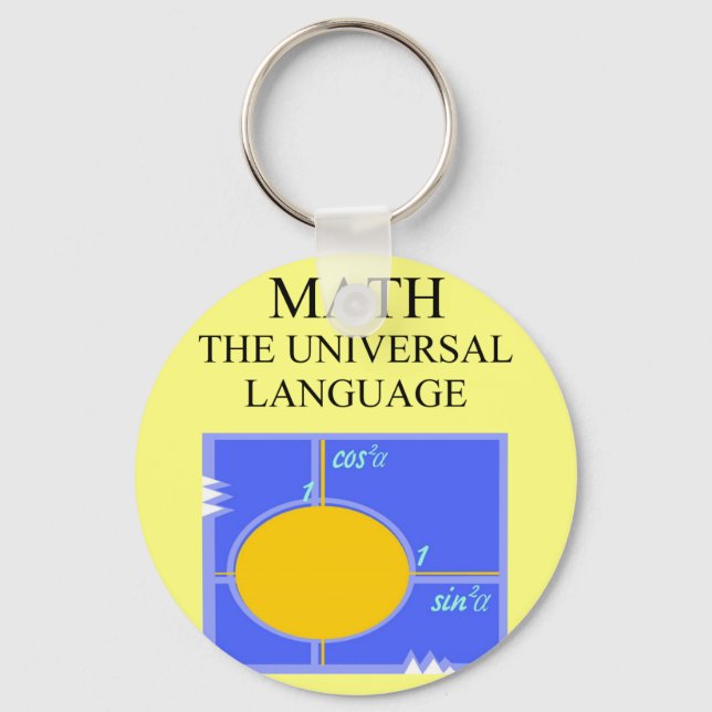 mathematics rules keychain (Front)