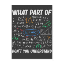 Mathematics saying funny algebra math formulas postcard Mathematics saying funny algebra math formulas postcard