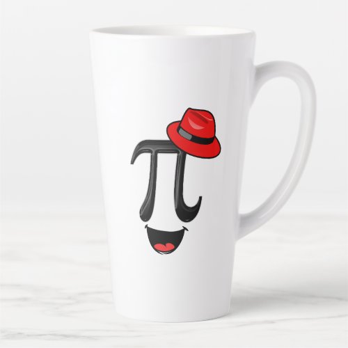 Mathematics Smile Symbol 14 Happy march Numbers Pi Latte Mug