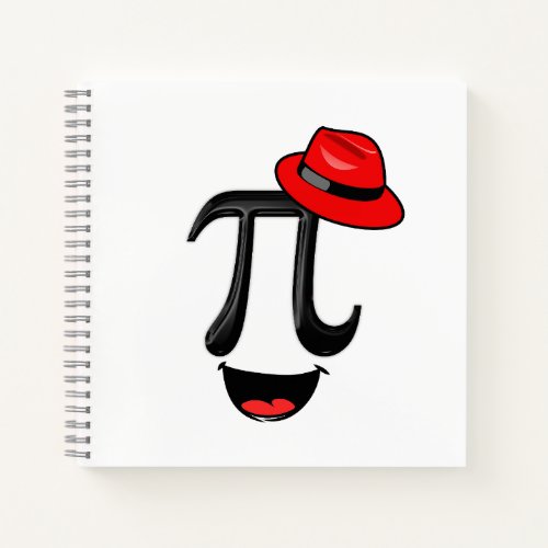 Mathematics Smile Symbol 14 Happy march Numbers Pi Notebook