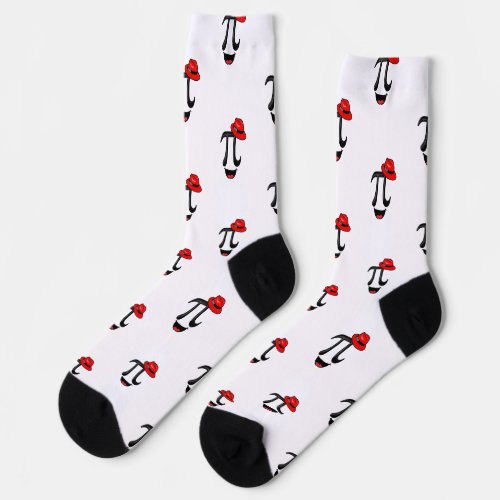 Mathematics Smile Symbol 14 Happy march Numbers Pi Socks