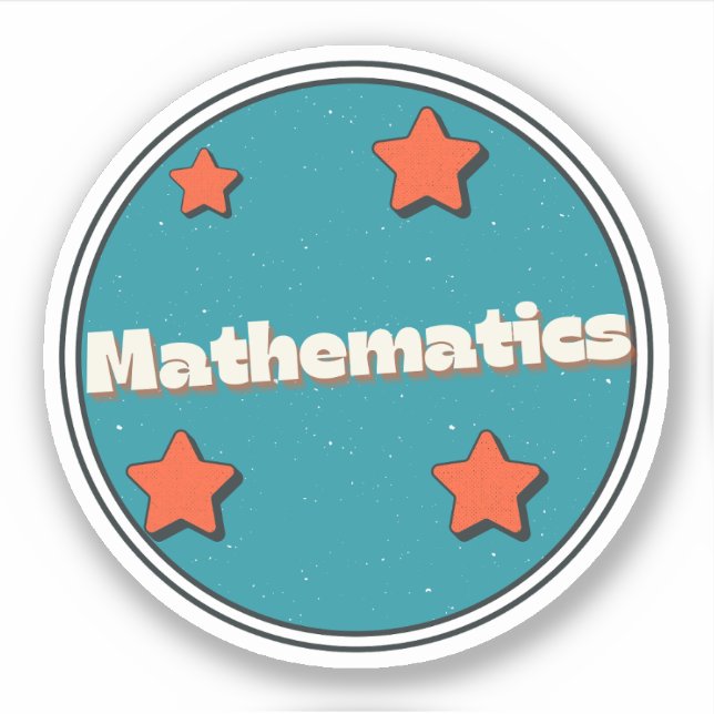 Mathematics Sticker (Front)