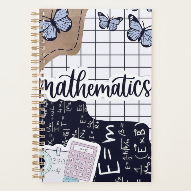 Mathematics study book panner planner (Front)