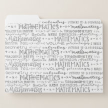 Mathematics Teacher Folders