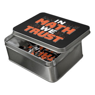 Mathematics Teacher Quote - In Math We Trust Jigsaw Puzzle