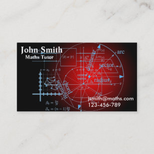 Math Business Cards & Templates | Zazzle