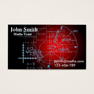 Math Teacher Business Cards & Templates | Zazzle