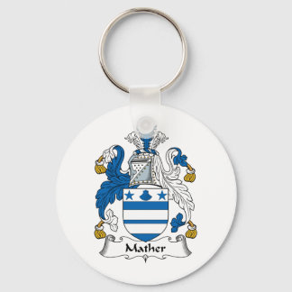 Mather Family Crest Keychain
