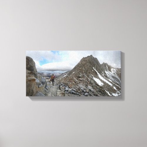 Mather Pass Storm _ John Muir Trail _ Sierra Canvas Print