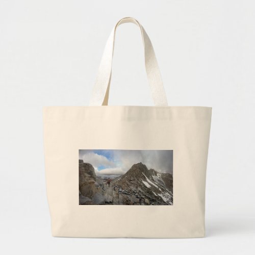 Mather Pass Storm _ John Muir Trail _ Sierra Large Tote Bag