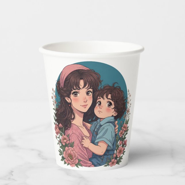 mather&son  paper cups (Front)