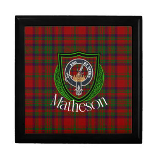Matheson Scottish Clan Tartan & Crest Gift Box