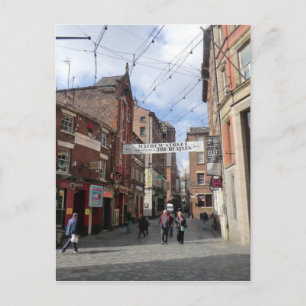 Mathew Street in Liverpool Postcard