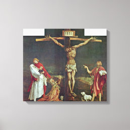 Mathis Grunewald Gothart - Crucifixion of Christ Canvas Print